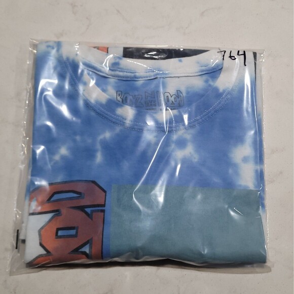 Boyz N The Hood Tie Dye Shirt Large Blue White RN 155105 NWOt - Picture 11 of 11
